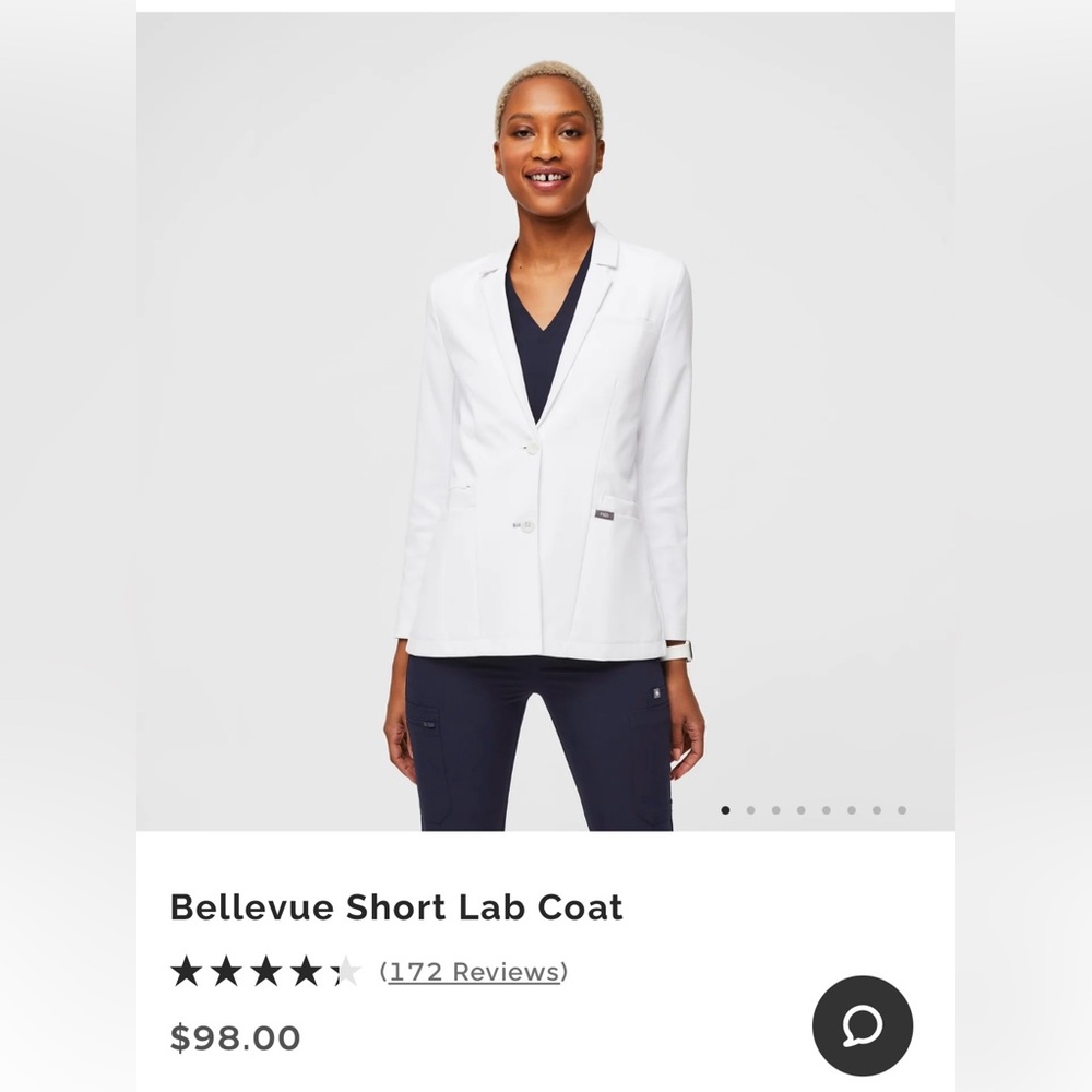 Figs Bellevue short lab coat - xxl